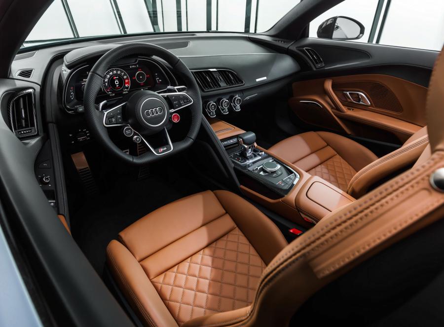 Торпедо Audi R8 V10 Performance Spyder 2019 года  (WW) (фото 12 из 30)